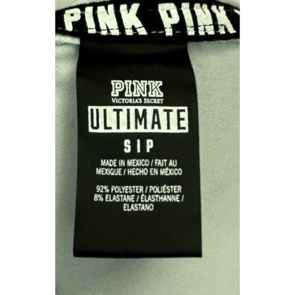 Victoria Secret Pink Extreme Women's Sz Small Cowl‎ Neck Pullover Gray & White - Picture 6 of 9